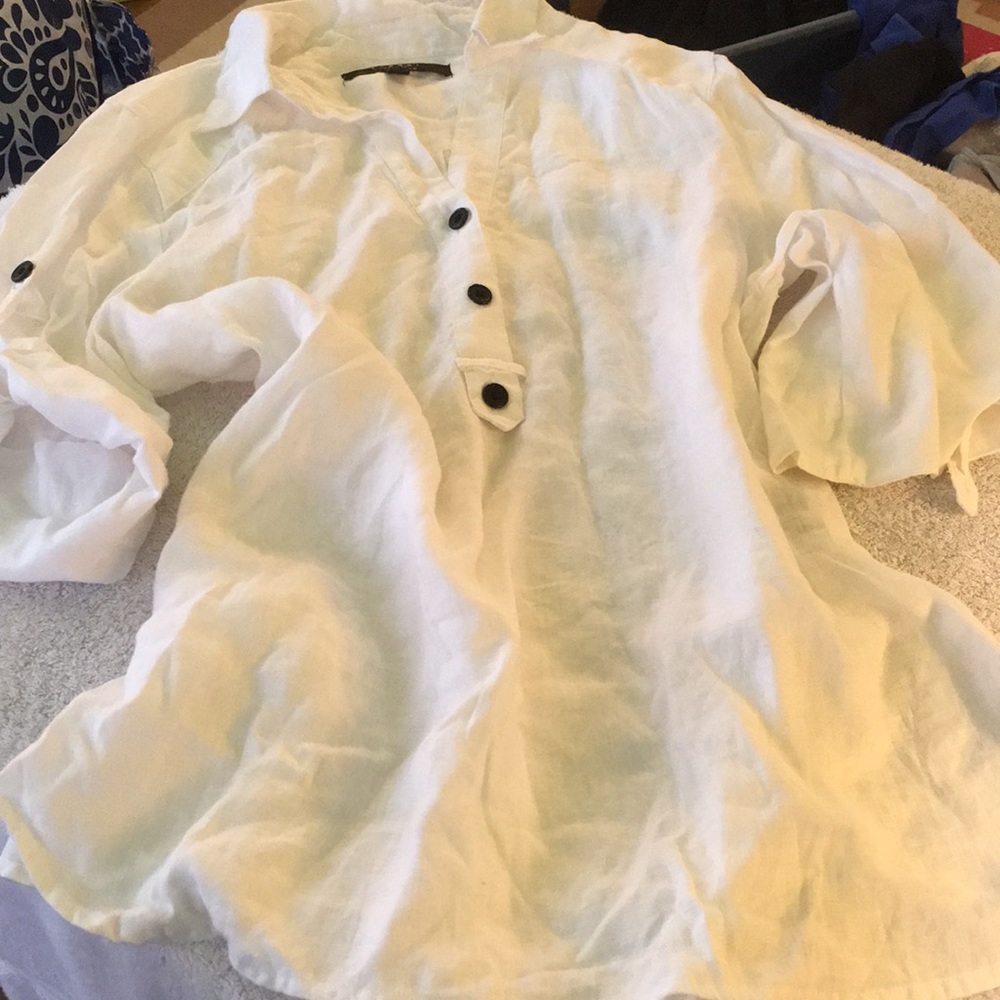 Coupe Collection all linen blouse